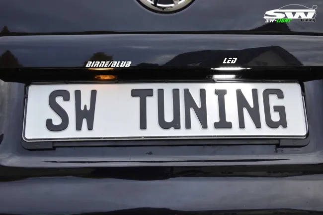 SW LED Kennzeichenbeleuchtung für VW T5 | Caddy I | Touran I | Passat 3BG Limo | Passat B6 3C Variant