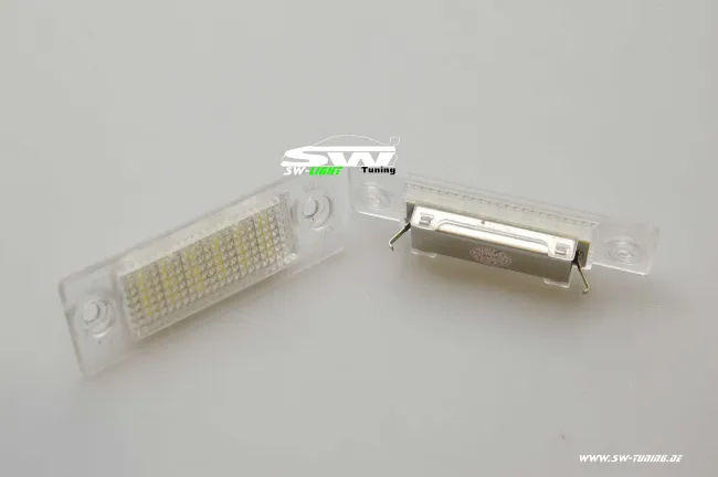 SW LED Kennzeichenbeleuchtung für VW T5 | Caddy I | Touran I | Passat 3BG Limo | Passat B6 3C Variant
