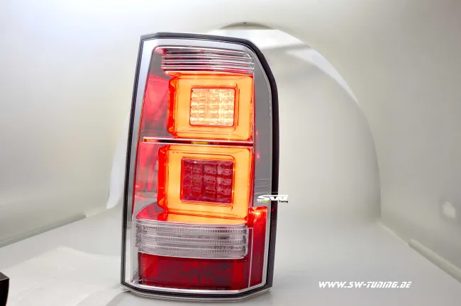 SW-Celis LED taillights for Land Rover Discovery III 04-09 Lightbar chrome