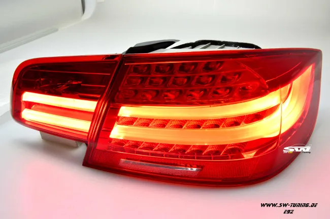 SW-Celi LED Rückleuchten passend für BMW 3er E92 Coupe 04-14 red/clear auch LCI