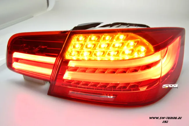 SW-Celi LED Rückleuchten passend für BMW 3er E92 Coupe 04-14 red/clear auch LCI