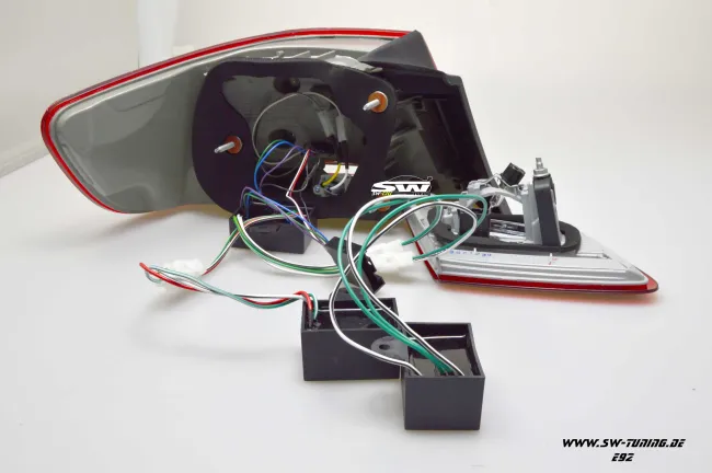 SW-Celi LED Rückleuchten passend für BMW 3er E92 Coupe 04-14 red/clear auch LCI