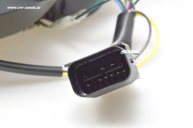 SW-Ltube Angel Eye Scheinwerfer für 3er BMW E90 E91 05-13 High U-LED-Standlicht chrom