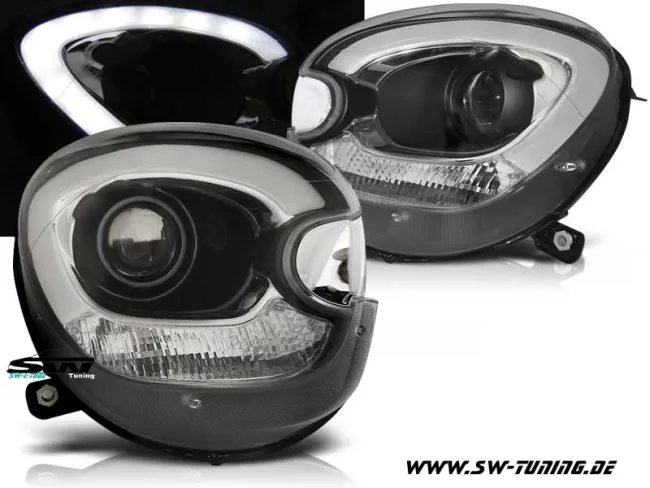 SW-LTube Scheinwerfer für Mini Countryman R60 10-14 LED Lighttube black