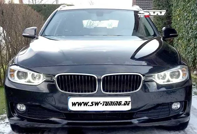 SWDRL Angel Eye headlights for BMW 3 Series F30 / F31 12-15 LED DRL helo rim black