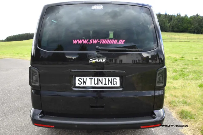 SW-Celi LED Rückleuchten für VW T5 Typ 7H 7E 03-15 Black/smoke White-Lightbar