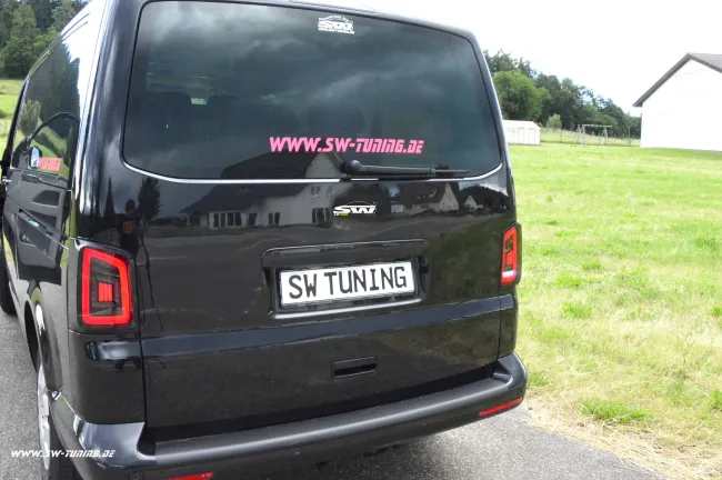 SW-Celi LED Rückleuchten für VW T5 Typ 7H 7E 05-15 Black/smoke RED-Lightbar