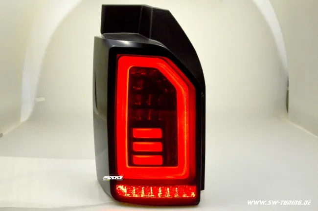 SW-Celis LED taillights for VW T6 Type SG 2016-2020 Black/smoke RED-Lightbar