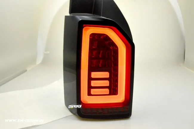 SW-Celis LED taillights for VW T6 Type SG 2016-2020 Black/smoke WHITE-Lightbar