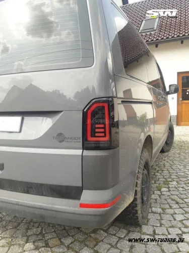 SW-Celis LED taillights for VW T6 Type SG 2016-2020 Black/smoke WHITE-Lightbar