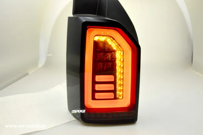 SW-Celis LED taillights for VW T6 Type SG 2016-2020 Black/smoke WHITE-Lightbar