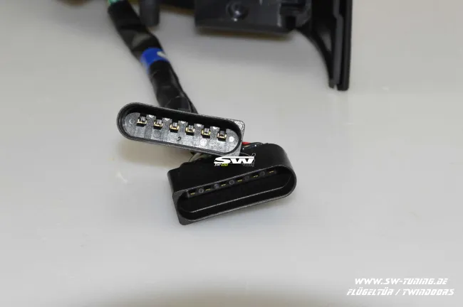 SW-Celi LED Rückleuchten für VW T5 Typ 7H 7E 03-15 Black/smoke White-Lightbar für Flügeltür