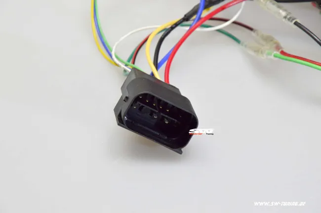 SW-DRL Angel Eye Scheinwerfer für 3er BMW Typ F30/F31 12-15 LED U-TFL-Standlichtringe black