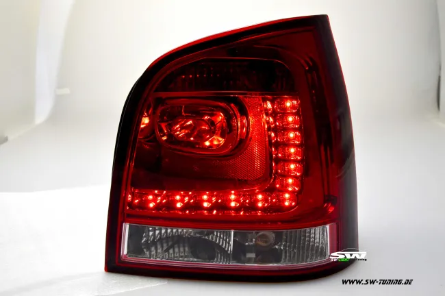 SW-Light LED Rückleuchten passend für VW Polo 9N 01-05 red/chrome