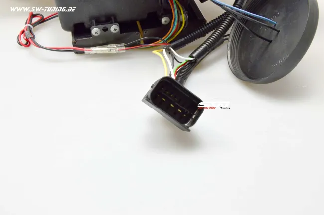 SW-DRLtube Angel Eye Xenon Scheinwerfer für BMW X5 E70 07-10 High U-LED-TFL Black (für AFS-Version)