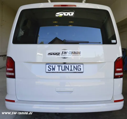 SW-Celi LED Rückleuchten für VW T6 Typ SG 16-20 Heckklappe red/clear mit Wischblinker