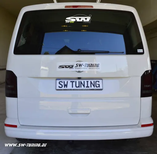 SW-Celi LED Rückleuchten für VW T6 Typ SG 16-20 Heckklappe red/smoke mit Wischblinker