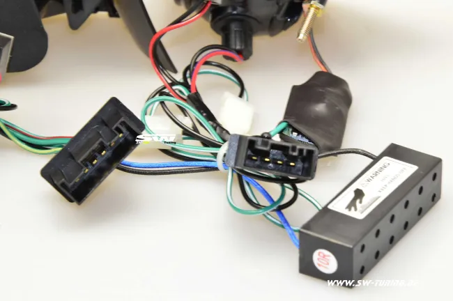 SWCeli LED Rückleuchten für 3er BMW E90 Limo 05-08 smoke / red Lightbar (nicht 335d)