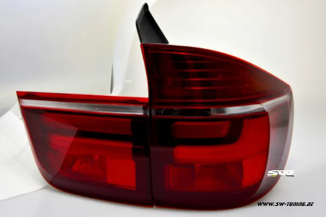 SW-Celi LED Rückleuchten passend für BMW X5 E70 06-13 red Lightbar