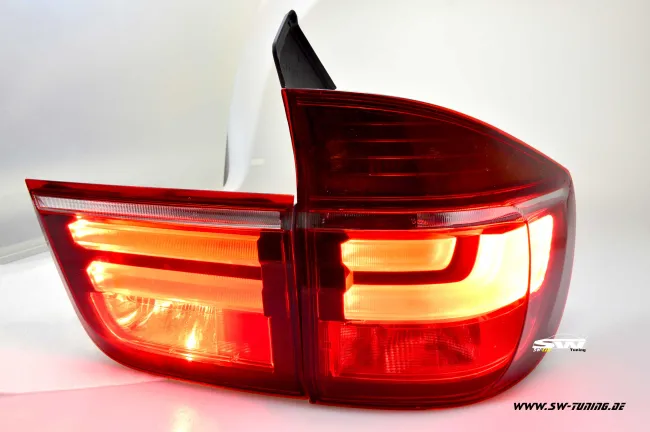 SW-Celi LED Rückleuchten passend für BMW X5 E70 06-13 red Lightbar