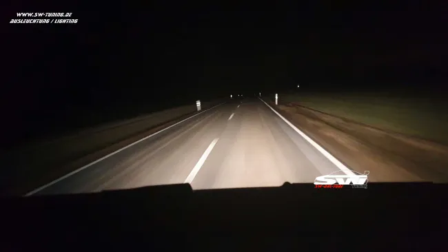 SW-DRLTube Scheinwerfer VW T5 GP Facelift Typ 7H 09-14 LED Tagfahrlicht Wischblinker Black