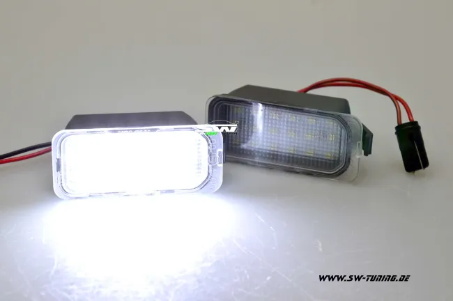 SW-Light LED Kennzeichenbeleuchtung für Ford Mondeo Mk4-Mk5 Fiesta JA8 Mk7 Kuga 08-14