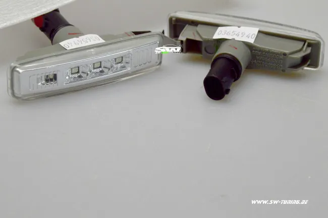 SW-Light LED Seitenblinker für BMW 5er E39 Limo / Touring 95-99 klar