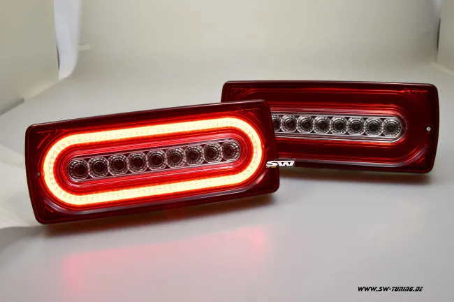 SW-Celi Voll LED Rückleuchten passend für Mercedes G-Klasse W463 90-12 red