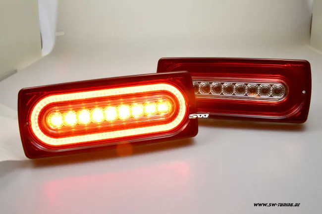 SW-Celi Voll LED Rückleuchten passend für Mercedes G-Klasse W463 90-12 red