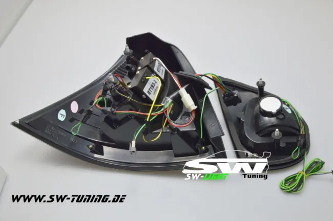 SW-Celi LED taillights for VW Golf 5 03-09 Lightbar black / clear