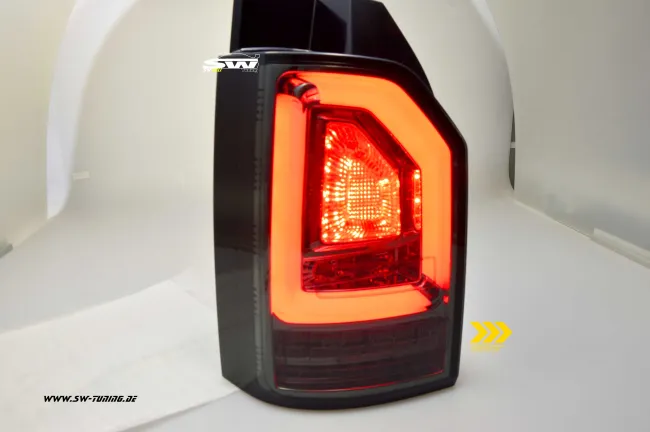 SW-Celis LED taillights for VW T6 Type SG 2016-2020 Red / smoke dynamic indicator for Series LED