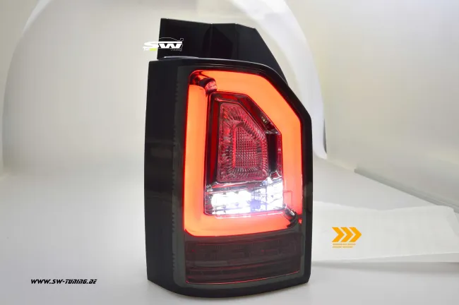 SW-Celis LED taillights for VW T6 Type SG 2016-2020 Red / smoke dynamic indicator for Series LED