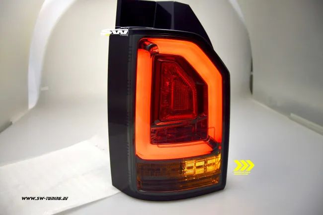 SW-Celis LED taillights for VW T6 Type SG 2016-2020 Red / smoke dynamic indicator for Series LED