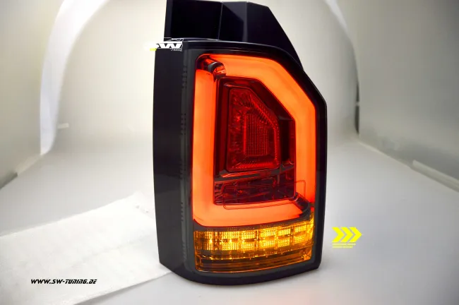 SW-Celis LED taillights for VW T6 Type SG 2016-2020 Red / smoke dynamic indicator for Series LED