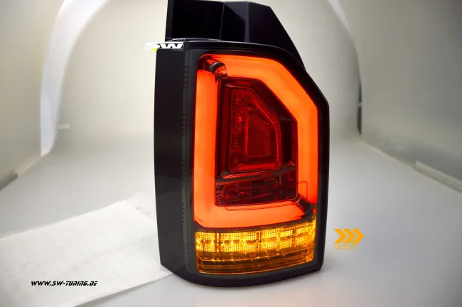 SW-Celis LED taillights for VW T6 Type SG 2016-2020 Red / smoke dynamic indicator for Series LED