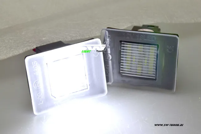 SW-Light LED License Plate forMercedes A-Klasse W176 / CLA C117 / Vito V-Klasse W447 / SLK R172