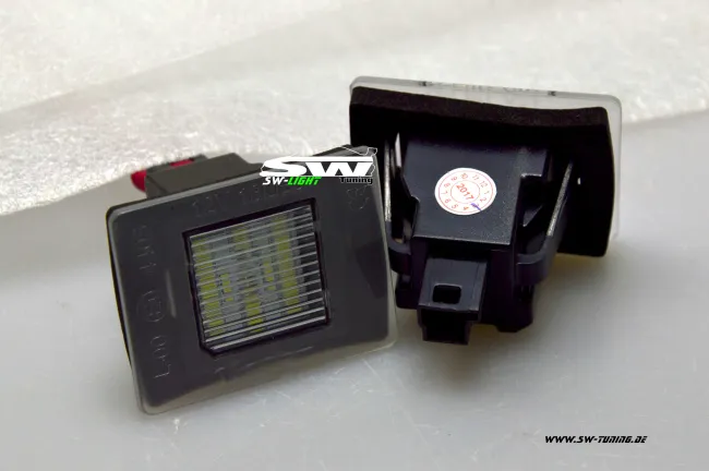 SW-Light LED License Plate forMercedes A-Klasse W176 / CLA C117 / Vito V-Klasse W447 / SLK R172