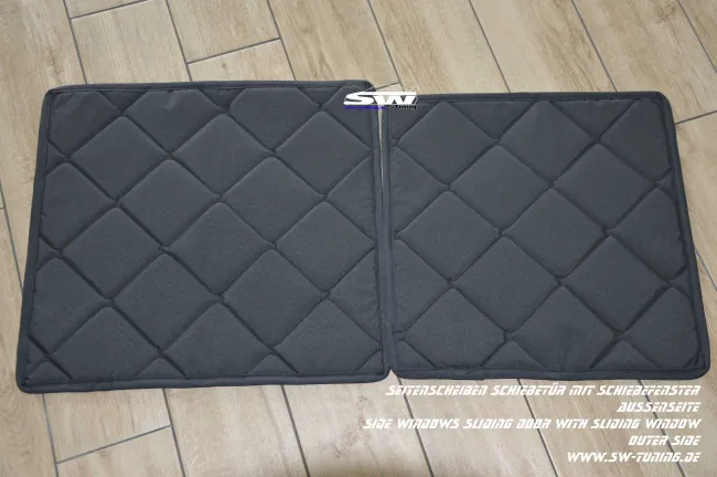 SW-Camper Magnet-Thermomatten 2teilig für Seitenscheiben mitte VW T5 Fahrgastraum