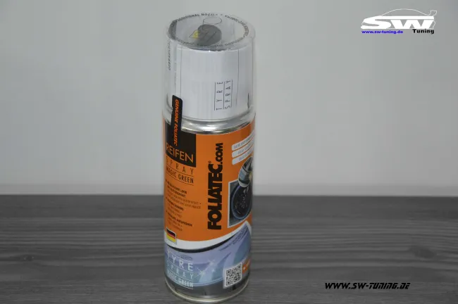 Reifenspray Foliatec Magic green Glitzereffekt 1x400ml 74,88EUR/1l