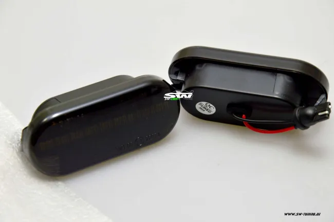 SW-Light LED Seitenblinker für Ford Fiesta Mk6 / Golf3/4 / T5 /Seat Ibiza Leon Black/smoke