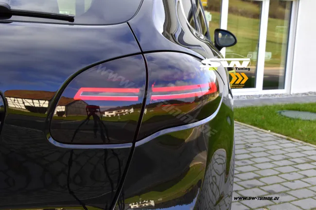 SW-Celi LED Rückleuchten passend für Porsche Cayenne II 92A 958 11-14 mit LED dynamischer Blinker red/smoke