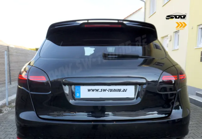 SW-Celi LED Rückleuchten passend für Porsche Cayenne II 92A 958 11-14 mit LED dynamischer Blinker red/smoke