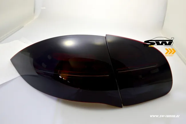 SW-Celi LED Rückleuchten passend für Porsche Cayenne II 92A 958 11-14 mit LED dynamischer Blinker red/smoke