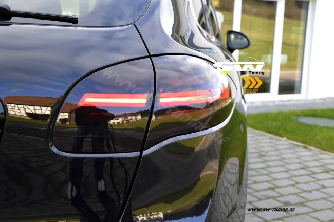 SW-Celi LED Rückleuchten passend für Porsche Cayenne II 92A 958 11-14 mit LED dynamischer Blinker red/smoke