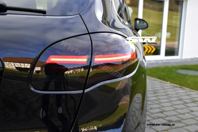 SW-Celi LED Rückleuchten passend für Porsche Cayenne II 92A 958 11-14 mit LED dynamischer Blinker red/smoke