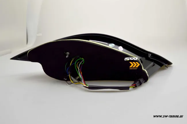 SW-Celi LED Rückleuchten für Porsche Boxster Cayman 987.2 Facelift 10-14 Black/smoke Lightbar-RED