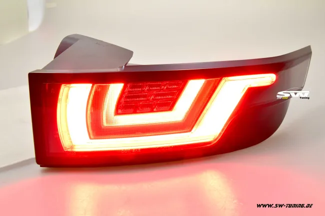 SW-Celi Voll LED Rückleuchten Range Rover Evoque 11-18 L538 Black/clear Lightbar