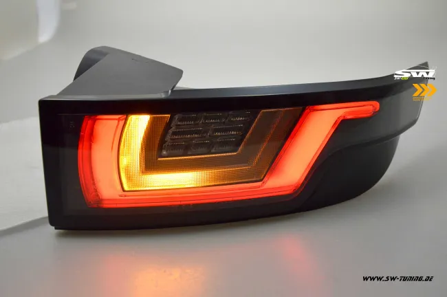 SW-Celi Voll LED Rückleuchten Range Rover Evoque 11-18 L538 Black/clear Lightbar