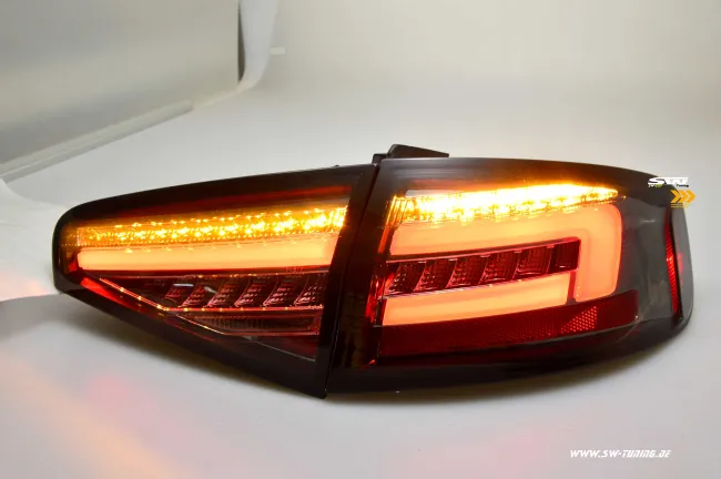 SW-Celi LED taillights suitable for Audi A4 B8 8K Limo Facelift 12-15 smoke LED wiper indicators for series LED