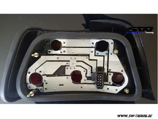 SW Rückleuchten für 3er BMW E36 Limousine schwarz